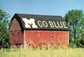 M Go Blue Barn